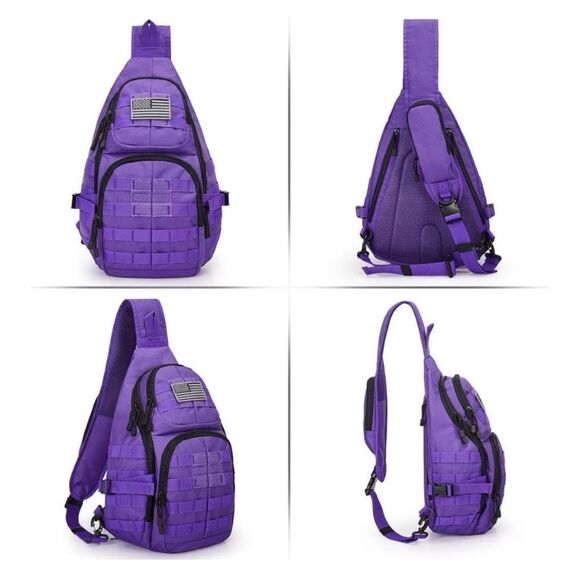 CCDW Tactical EDC Sling Backpack, Military Rover Shoulder Sling Bag Pack… - Picture 4 of 6